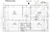 pôdorys bytu 76 m2